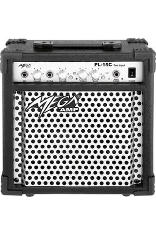 Mega Pl-15Ti 15 Wat Çift Girişli Elektro Gitar Amfisi