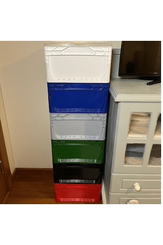 Alpbx 1.kalite Şeffaf Plastik Kasa 40x30x22 Cm - Kutu 21 Litre