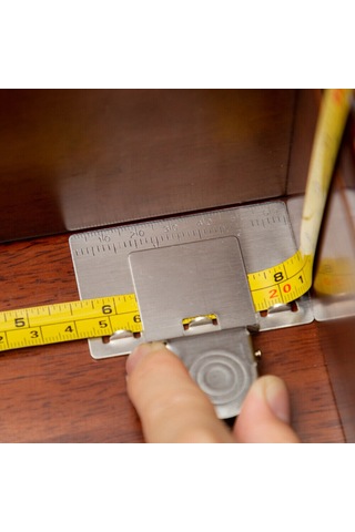 Xiyyadms Çelik Köşe Ve Eğri Yer Ölçüm Klipsi, Doğru Okumalar İçin Taşınabilir El Aracı, Çalışma Verimliliğini Artırır