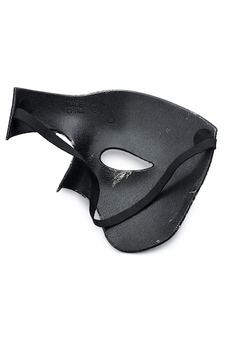 Lunaev Antik Eskitme Gümüş Erkek Yarım Maske - Phantom &amp Amp Amp Balo Maskesi "
