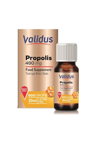 Validus Propolis 480 Mg Drops 20 ML