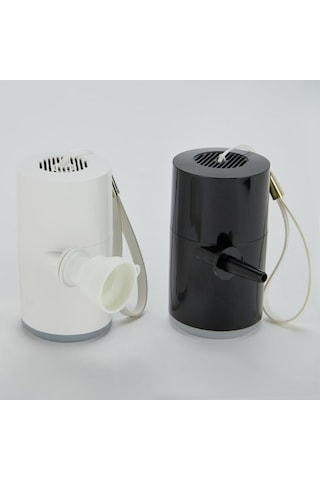 Pazly Beyaz Işıklı Mini Hava Pompası 1400mah Şarj Edilebilir, Kablosuz Şişirme Pompası Beyaz