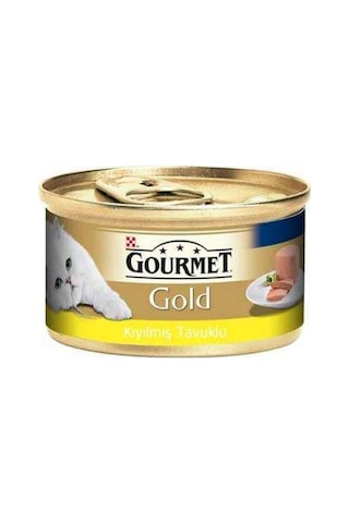 Purina Gourmet Gold Kıyılmış Tavuklu Yetişkin Kedi Konserve Maması 24 x 85 G