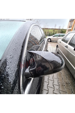 Volkswagen Passat B6 Batman Yarasa Ayna Kapağı Piano Black / 2005-2010
