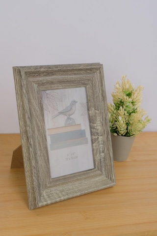 Digithome Dekoratif Mdf Resim Fotoğraf Çerçevesi 10x15 Gri Thn76078 C1-1-18