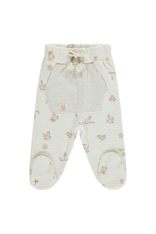 Pierre Cardin Retro Toyz Empirme Patikli 1-9 Ay Tek Alt Bebe - Ekru