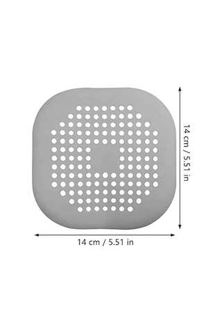 Banyo İçin Banyo, Mutfak Katlanabilir Silikon Filtre, Duş Gideri Kapağı Saç Tutucu, Banyo Duşu, Küvet Ve Mutfak İçin Kullanılır, Vantuzlu, Kurulumu Ve Temizliği Kolaydır Beyaz