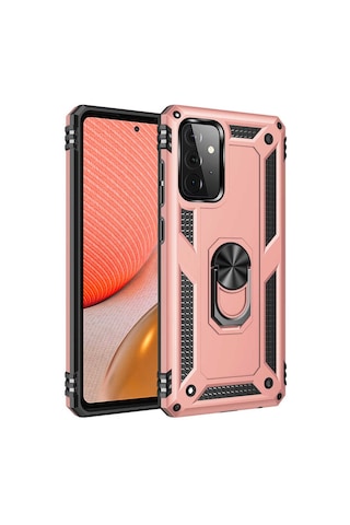 Zore Galaxy Uyumlu A72 Kılıf Msra Vega Kapak - Rose Gold Rose Gold