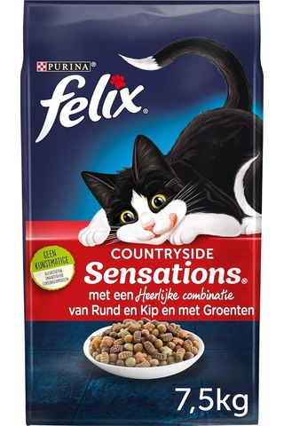 Felix Countryside Sığır Etli & Tavuklu Sebzeli Kuru Kedi Maması 7,5 Kilogram 103 Ivory