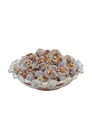 Hindistan Cevizi Kaplı Çifte Kavrulmuş Duble Antep Fıstıklı Lokum 150 Gr