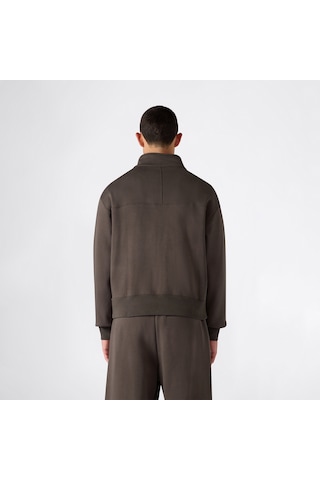 Champion Half Zip Erkek Yeşil Sweatshirt 222627