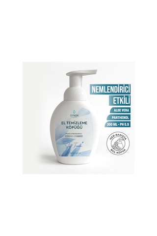 Synem Soft Touch Kremsi Nemlendirici  El Temizleme Köpüğü 300 ML