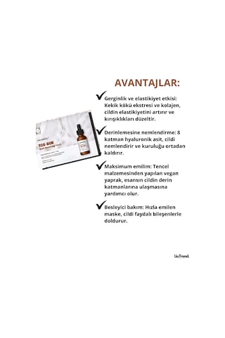 Medipeel Tox-bor Gold Boosting Mask 25 Ml 5 Adet Cilt Elastikiyetini Artıran Besleyici Maske