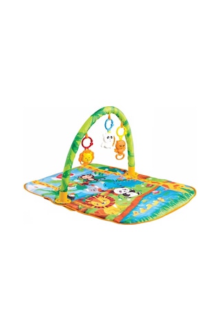 Babies Baby Play Neşeli Dostlar 63X80 Cm Çıngıraklı Oyun Halısı