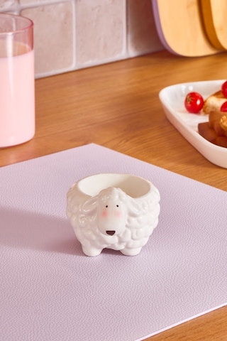 Karaca Sheepy Yumurtalık 8 Cm Beyaz