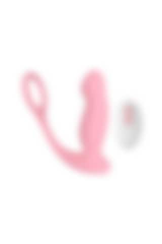 Pembe Tilki Uzaktan Kumandalı Çift Motorlu Masaj Cihazı Pembe 10+10 Mod, Usb Şarjlı, Su Geçirmez