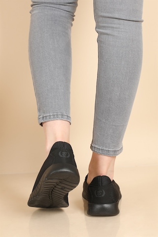 Black Sea 575 Siyah Unisex Spor Babet Ayakkabı Siyah