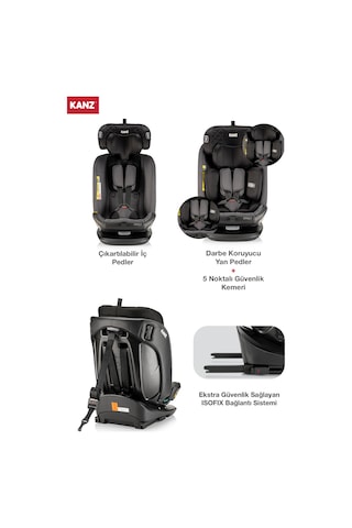Kanz Orbit I-size Oto Koltuğu Siyah