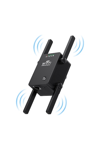 300 Mbps Wifi Sinyal Güçlendirici Siyah Router Repeater Access Point Kablosuz Ağ Genişletici Cihaz
