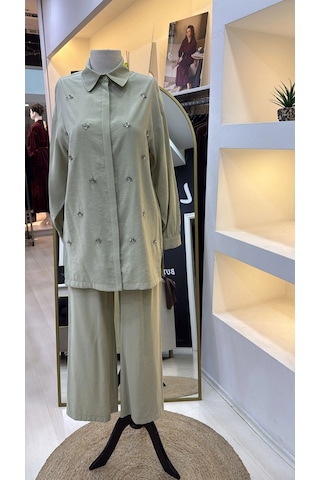 Nuss 1064 Pantolonlu Takım - Golge