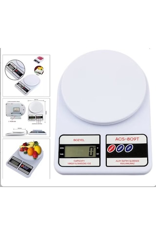 Tartı - Terazi 10 Kg 22cn X 17cm Acs-809t