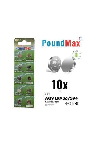 Lr45 Lr936 394 1.5v - Alkalin Düğme Piller 1x 10'lu Paket