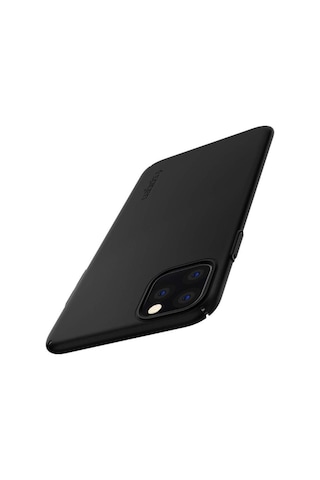 Spigen İphone 11 Pro Max İle Uyumlu Kılıf Thin Fit Air Black Siyah