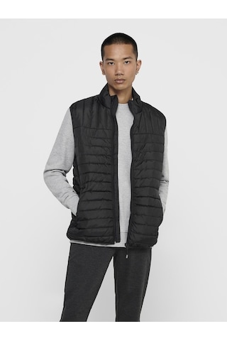 Only & Sons Erkek Premium Paul Quilted Şişme Yelek 22015123-blk 001