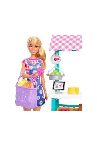Barbie Çiftçi  Pazarı Oyun Seti HCN22