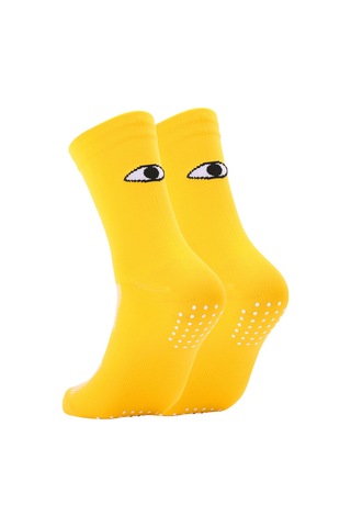 Yuntech01 Spor Bisiklet Çorapları Dış Mekan Kullanıma Uygun, Nem Emici, Kayma Önleyici, Dayanıklı, Sarı, Beden L 40-45 Sarı