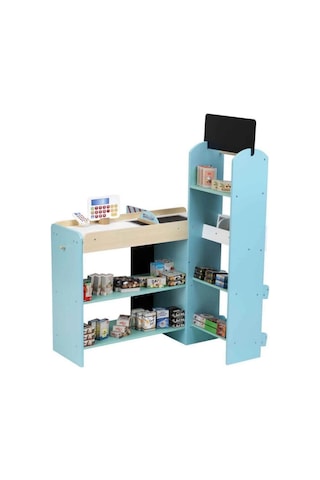 Ahşap Süpermarket Oyun Seti