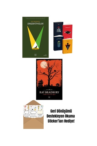 Dinozor Öyküleri + Kara Dörtleme Set + Cadılar Bayramı Ağacı