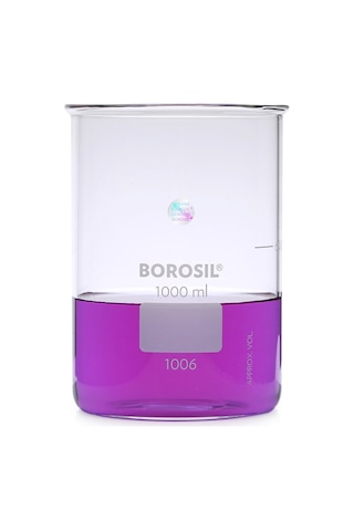 Borosil 1006029 Tablet Parçalama Cihazına Uygun Cam Beher 1000 ML