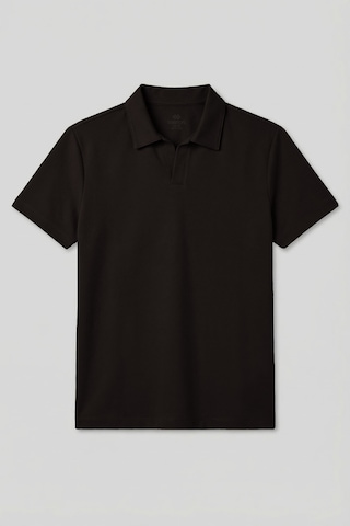 Kahverengi Rahat Form Yumuşak Dokulu Polo Yaka Erkek T-shirt - 88496