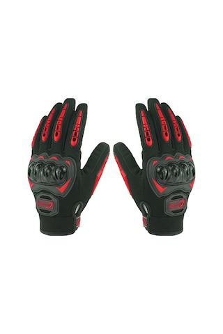 Erkek Ve Kadın Motosiklet Eldiveni - Anti-kayma, Nefes Alabilir, Dokunmatik Ekran Uyumlu, Darbeye Dayanıklı