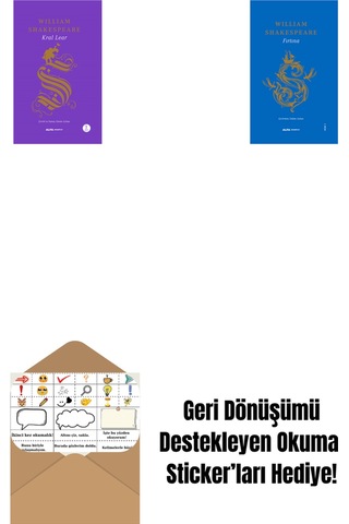 Kral Lear Ciltli + Bir Yazdönümü Gecesi Rüyası Ciltli + Okuma Sticker'ları
