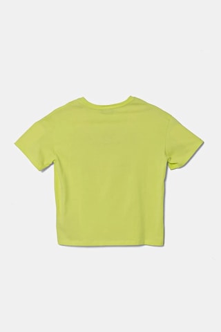 United Colors Of Benetton Benetton Kız Çocuk Önü Payet İşlemeli Baskılı T-shirt Sarıı