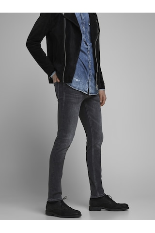 Jack & Jones Erkek Glenn 817 Slim Fit Jean - 12159030 Black Denim