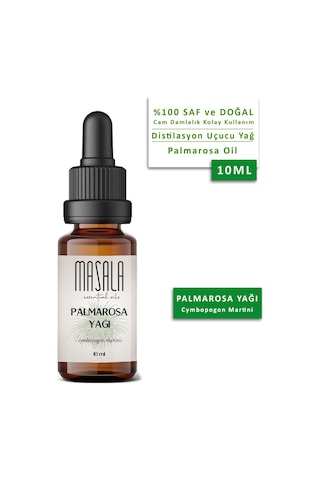 Masala Saf Palmarosa Yağı 10 ML (Palmarosa Essential Oil)