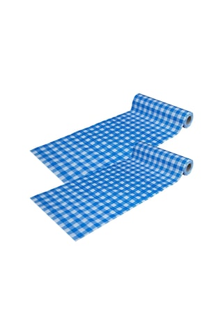 Pratikser Tek Kullanımlık Masa Örtüsü Mavi - 120x150cm - 2 Rulo