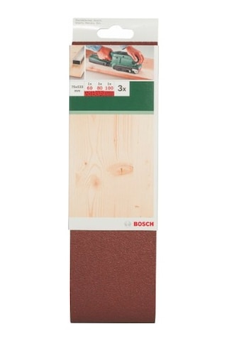Zımpara Kağıdı 3'lü Set 75 X 533 Mm 60 80 100 Kum