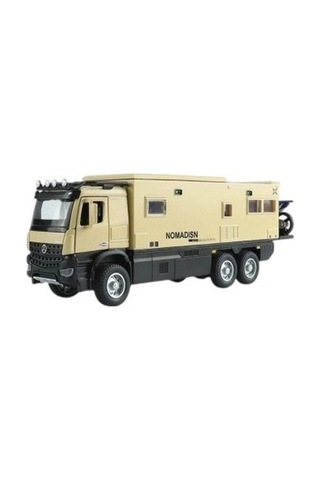 Çek Bırak Işıklı Ve Sesli Açılabilir Kapı Motorlu 1:24 Model Karavan 6+ Tekli Xhd-a3217