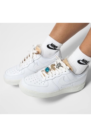 Nike Air Force 1 Low Premium'jevels'leather Womens Sneaker Hakiki Deri Kadın Günlük Spor Ayakkabı Beyaz Nike Air Force 1 Low Premium'jevels'leather Womens Sneaker Hakiki Deri Kadın Günlük Spor Ayakkabı Beyaz