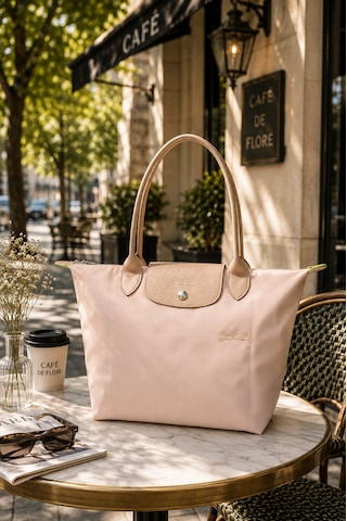 Longchamp Kadın Omuz Çantası Medium L2605 919 Açık Pembe