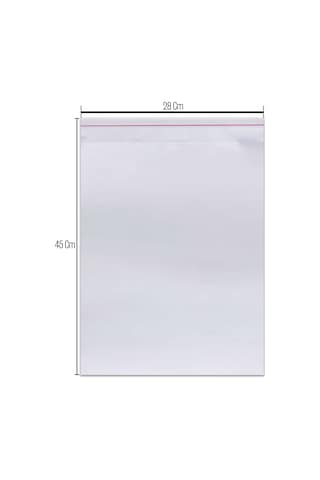 28X45 Bantlı Opp Parlak-Şeffaf Jelatin 100 Adet