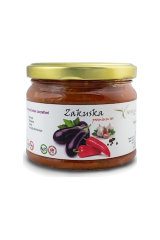 Atiye Laçin Zakuska Sosu Cam 250 G Atiye Laçin Zakuska Sosu Cam 250 G