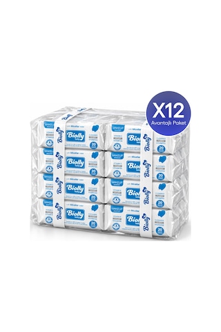 Biolly Micellar Makyaj Temizleme Mendili 20 Yaprak 24'lü Paket Biolly Micellar Makyaj Temizleme Mendili 20 Yaprak 24'lü Paket