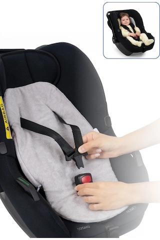 Babyjem Ana Kucağı Bel Desteği Havlu Gri