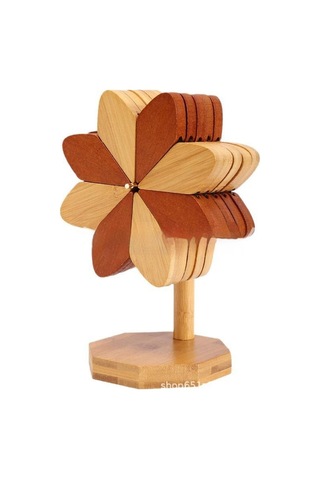 Spring Bir Ağaçyel Değirmeniısıyalıımıplacemat Kahverengi - Sarı