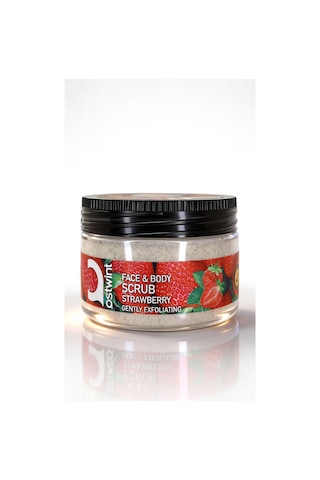 Ostwint Çilek Özlü Yüz ve Vücut Peeling 300 ML